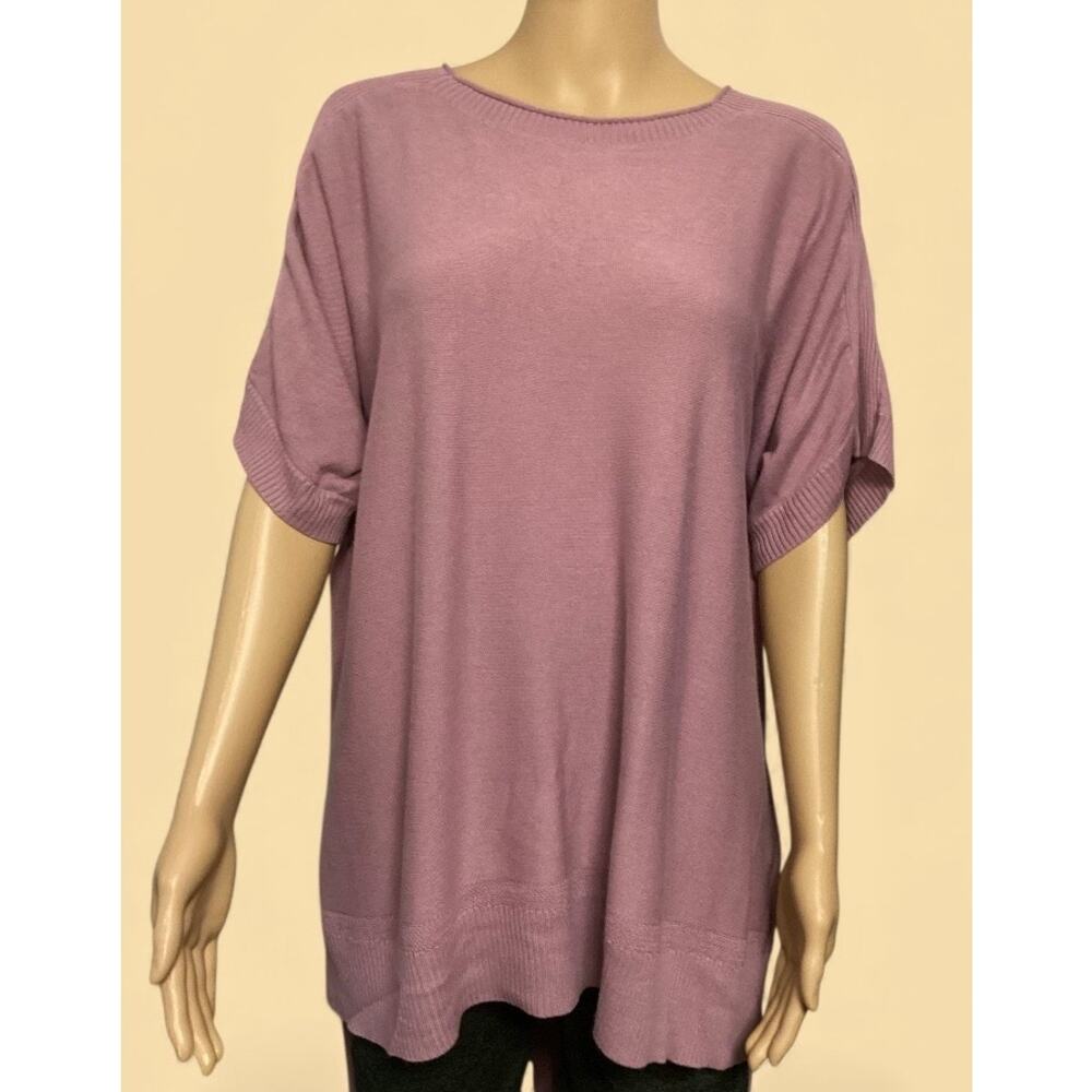 Lululemon Cotton-Cashmere Blend Oversized Knit Sweater High Low One Size